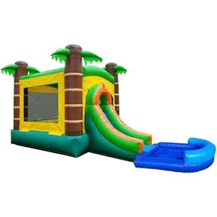 Tropical Bounce House/ Water Slide