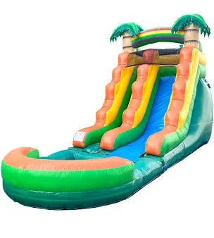 Tropical 15ft. Water Slide